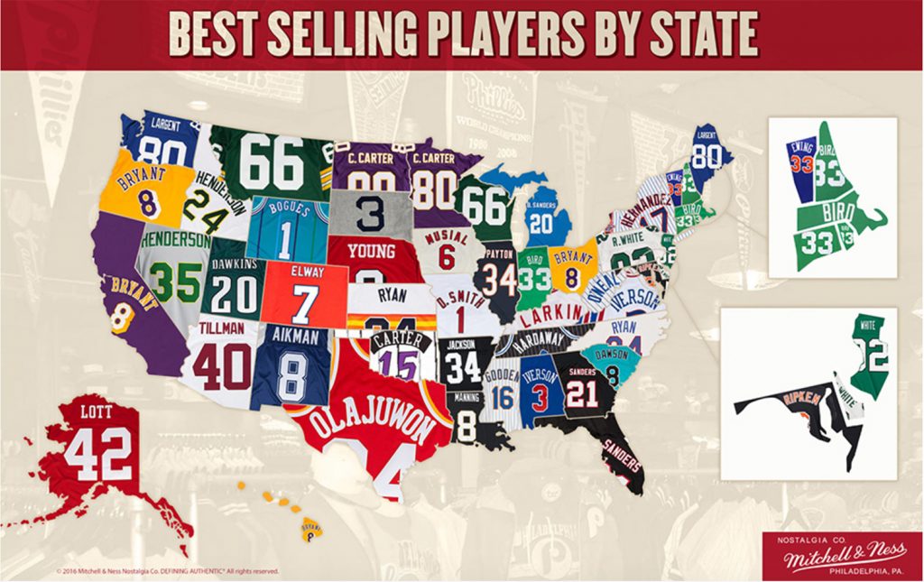 BEST SELLING PLAYERS BY STATE - 2015