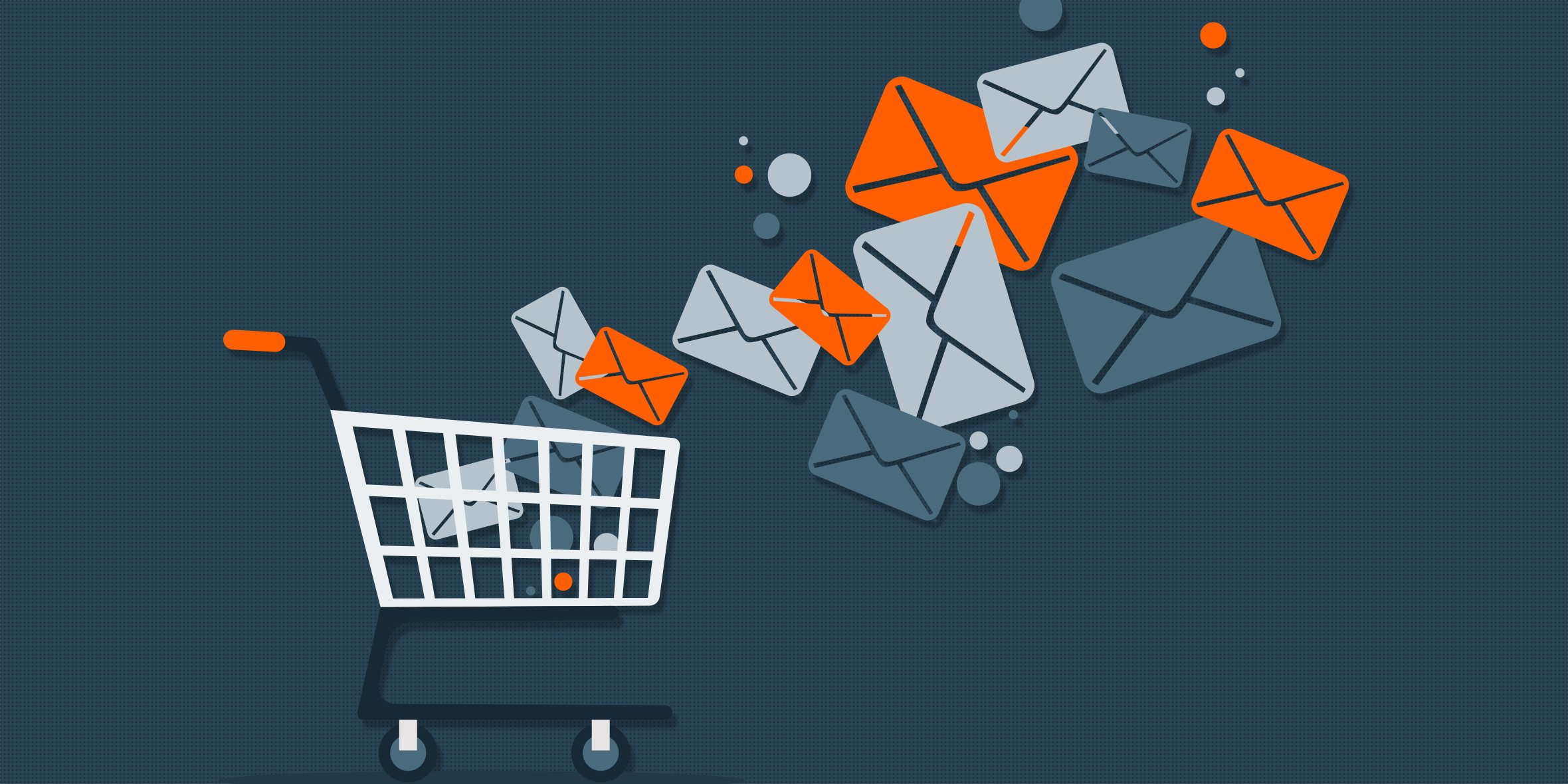 shopping cart full of email
